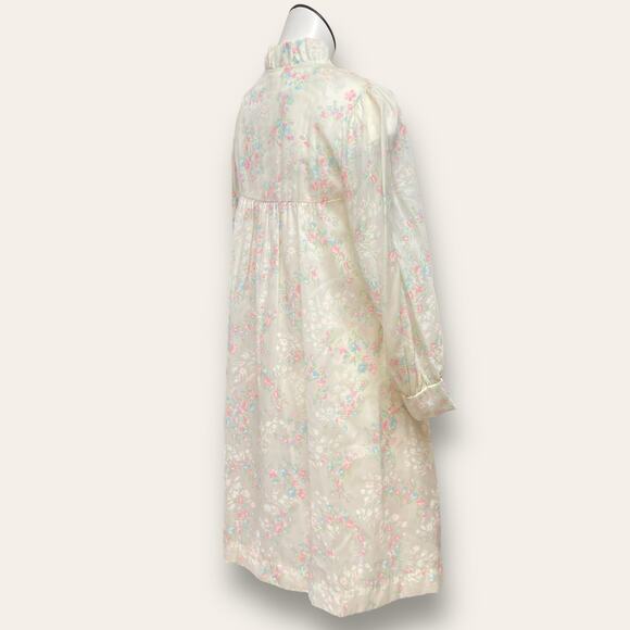 Vintage Barbizon Recollection Crepe nighty and robe small (size 4) - Picture 8 of 11